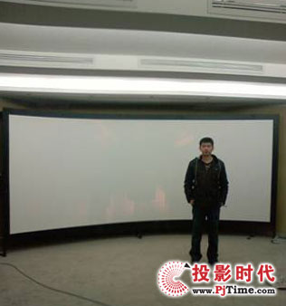 北京總部基地建立3D環幕影院 開創新環幕視覺辦公先河