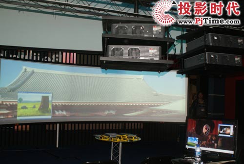 帝晶工程投影幕閃耀Infocomm香港