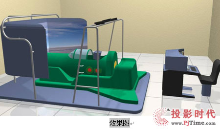 長春光機所采用四維宇宙飛行模擬器