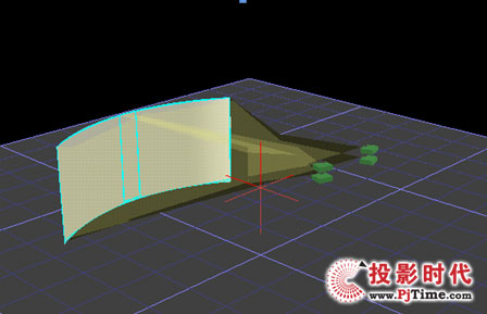 北京航空航天大學兩通道柱幕立體解決方案