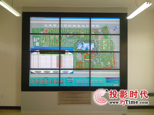 NEC大屏拼接案例:長慶銀川燕鴿湖基地監(jiān)控中心
