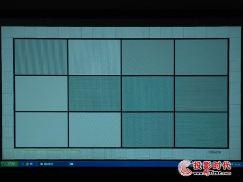 富可視IN3186投影機抗噪測試