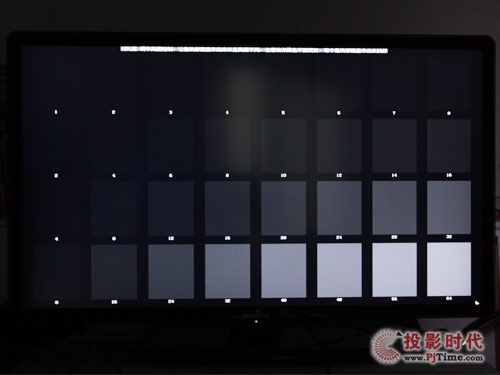 飛利浦47PFL9509液晶電視：灰階對比度測試
