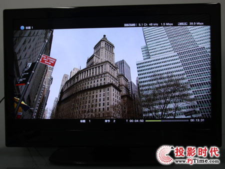 TCL L46P10FBE藍光互聯網電視：1080P影片賞析