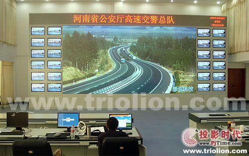 彩訊大屏幕在豫公安廳高速交警總隊(duì)?wèi)?yīng)用
