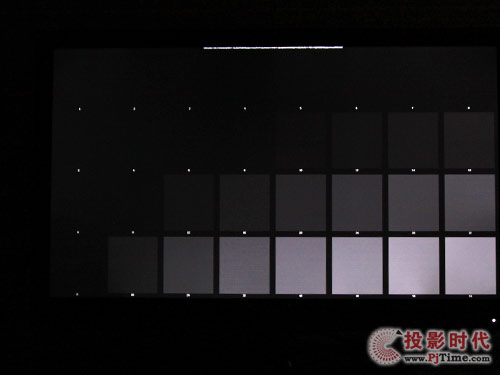 LG 42SL90QD液晶電視：灰階對(duì)比度測試