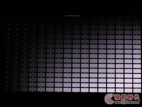 LG 42SL90QD液晶電視：灰階對(duì)比度測試