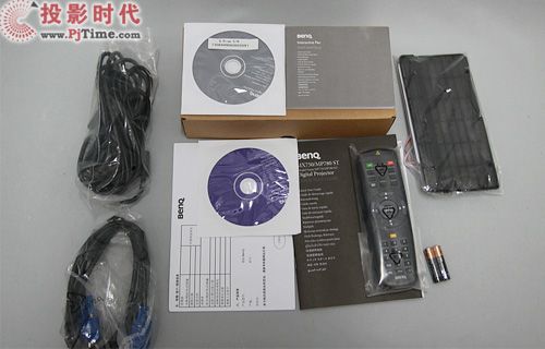 商教全能王  明基mp780 st互動投影機首測_附件與接口