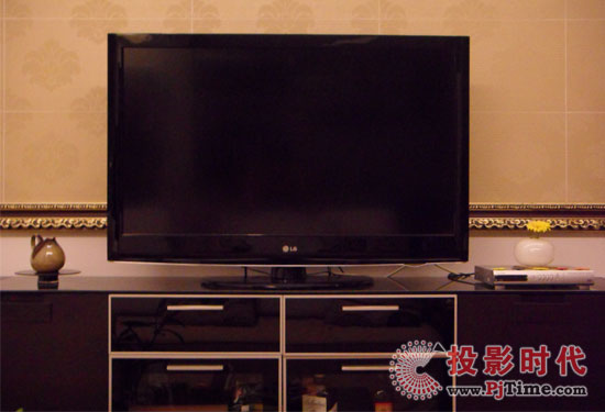 網友曬家 LG高清平板電視真給力