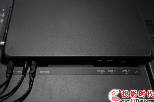 長虹3DTV51A9000i電視機身側面接口