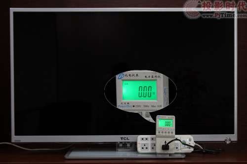 TCL L43V7300-3D待機功耗實測