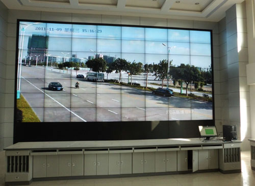 TCL液晶拼接系統攜手防城港公安局共建安防