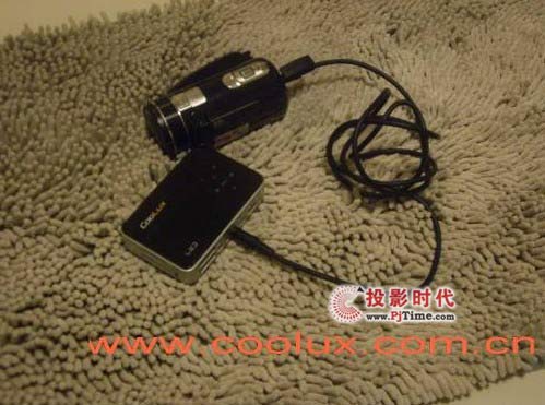 數碼影像新生活：微型投影機配DV