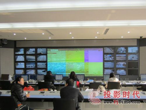 為島城構(gòu)筑平安水域 清投DLP大屏獻(xiàn)力揚中公安局