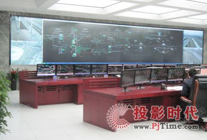 中達電通打造沈陽鐵路山海關站調度中心DLP大屏幕系統