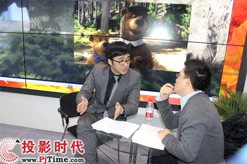 博睿科技營銷總監孔然特意接受投影時代網的專訪