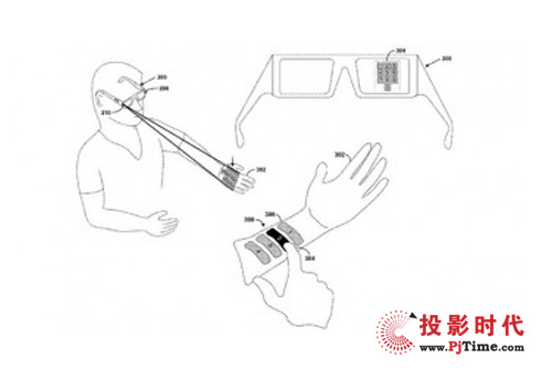 谷歌推出Project Glass激光投影專利 