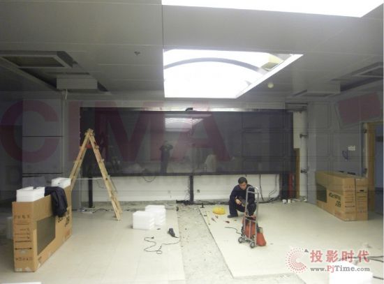 廣西南寧市人民政府應用等離子拼接屏