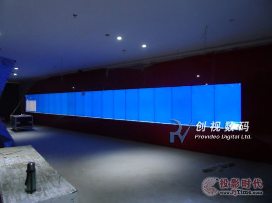 創視數碼為成都全城熱戀鉆石商場提供液晶拼接大屏幕