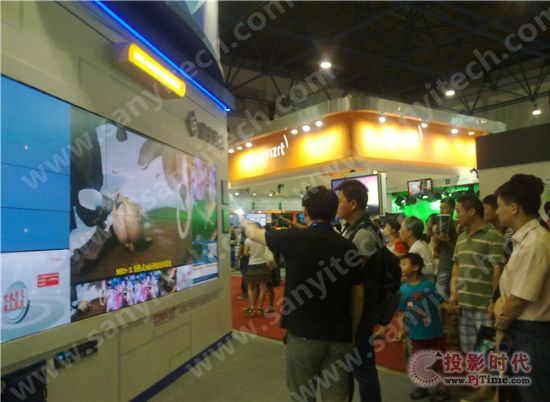 CIMA 60寸等離子無縫拼接觸摸屏亮相BIRTV2013展