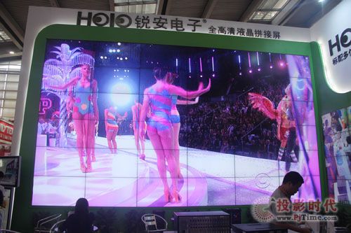 深圳安博會，銳安電子液晶大屏助陣