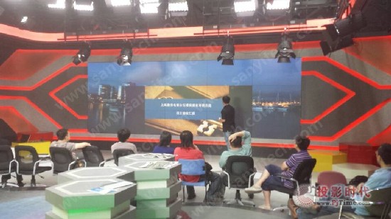 三一友泰 上海某電視臺CIMA等離子大屏通過驗收