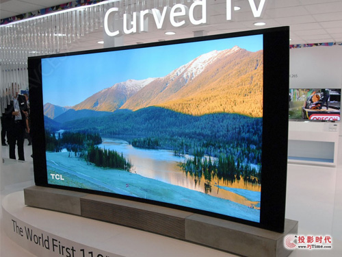 TCL 110寸曲面4K電視