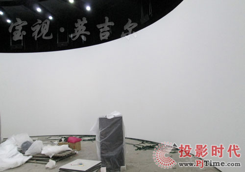 英吉爾360°巨型投影屏幕走進新疆和布克賽爾縣