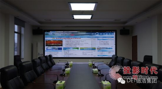 DET德浩60寸等離子拼接屏助力益陽水利局建設