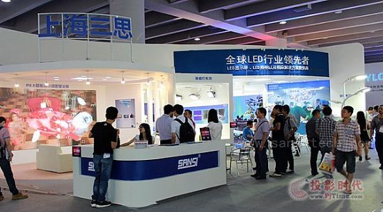 三思3D小間距LED顯示屏亮相光亞展
