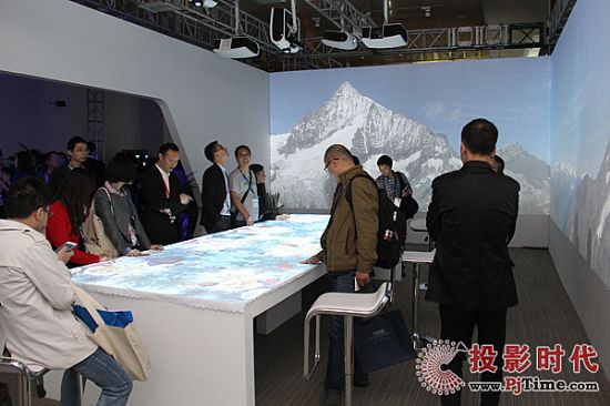 投影融合及桌面互動投影展廳