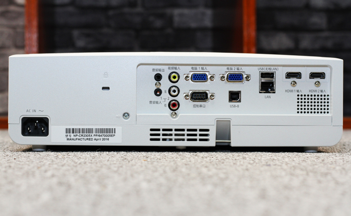 NEC NP-CR2305X首測——接口