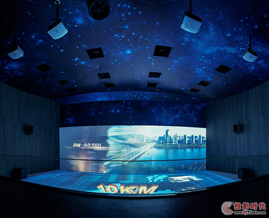 Vivitek(麗訊)工程投影全景展示沈撫新城規劃館 細看雙城如何舊貌換新顏