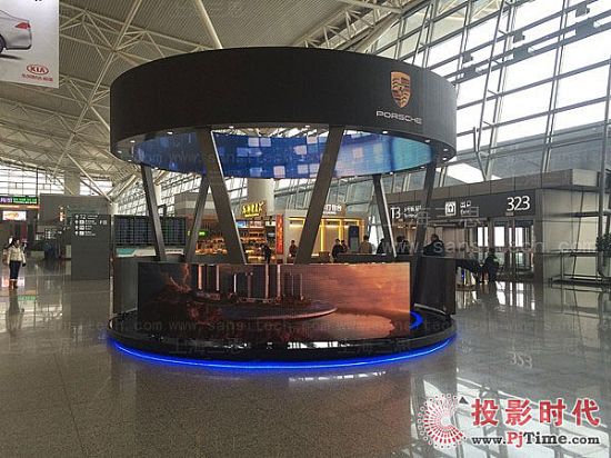 西安咸陽機場創意LED顯示屏
