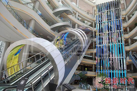 美凱龍2050暢想館環形創意顯示屏