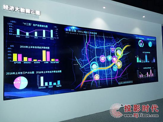     DET55寸拼接大屏、商業顯示器打造“科技+創意”上海松江科創規劃展示館