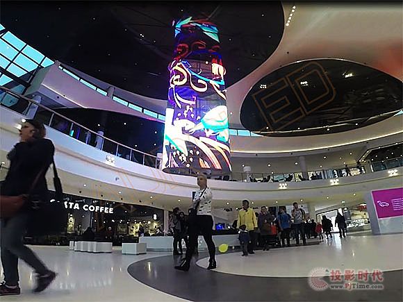 波蘭Posnania商場透明屏項目0808