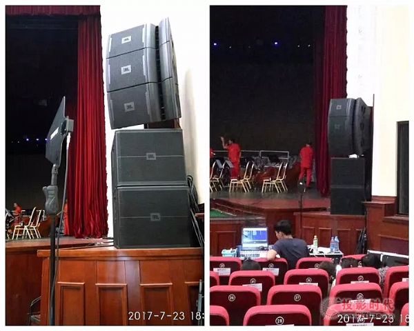 JBL VRX932LA-1線陣列的常見組合方式
