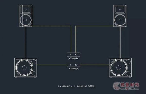 JBL MRX600系列揚聲器可應用的方式