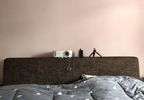 搬新家了，我用明基投影儀i0399換掉了電視機
