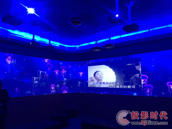 9K環(huán)幕投影系統(tǒng)打造模擬KTV包間