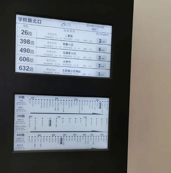 智慧公交站牌