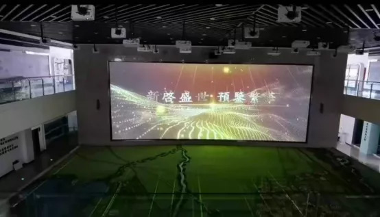 ROLY投影機在吉林.合隆區(qū)現代化規(guī)劃展示館一展風采