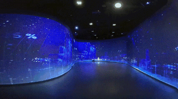 百年建筑延壽5D展廳，采用數字技術沉浸式場景的互動體驗空間
