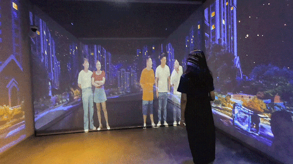 百年建筑延壽5D展廳，采用數字技術沉浸式場景的互動體驗空間