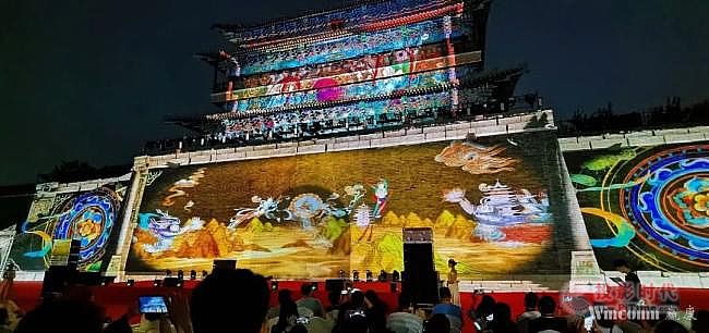 贏康為華誼兄弟（濟南）電影小鎮打造夜游主題光影秀