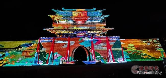 贏康為華誼兄弟（濟南）電影小鎮打造夜游主題光影秀