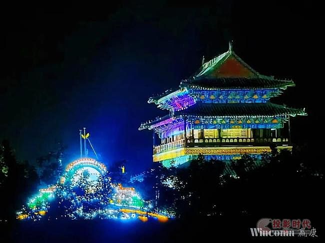 贏康為華誼兄弟（濟南）電影小鎮打造夜游主題光影秀