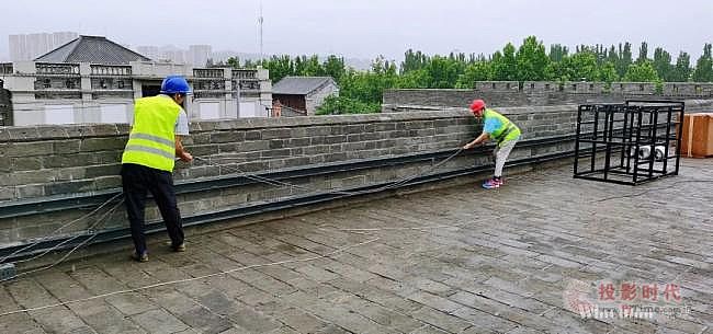 贏康為華誼兄弟（濟南）電影小鎮打造夜游主題光影秀