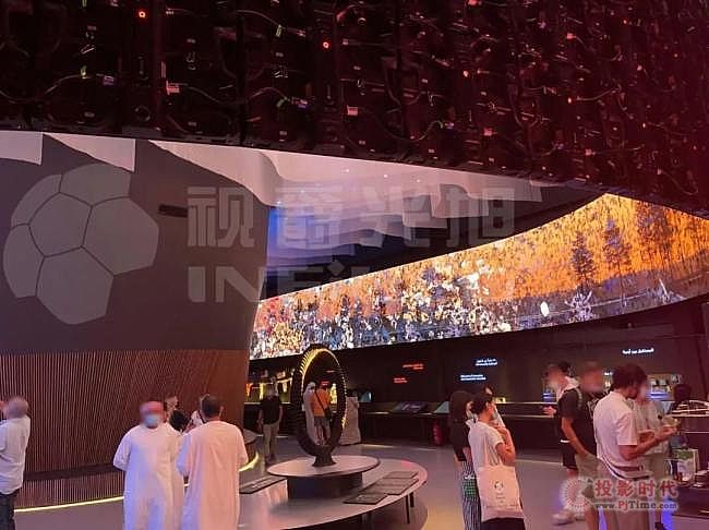 2020年世博會芬蘭館——視爵光旭無縫曲面LED顯示屏大放光彩